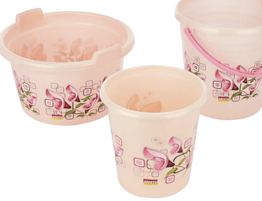 ARISTO Dyna Bathroom Set Ecpnomy (6 Pcs Set), Color May Vary - Image 3